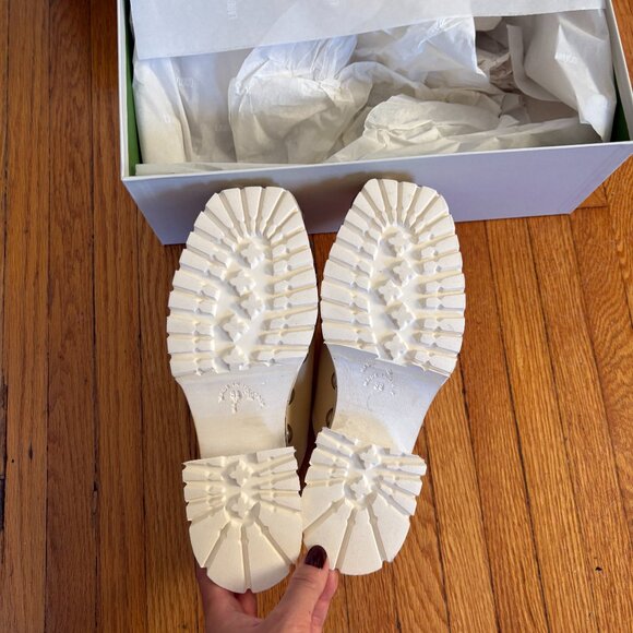 Labucq Studded Clog - Cream - Size 39 - Picture 4 of 6